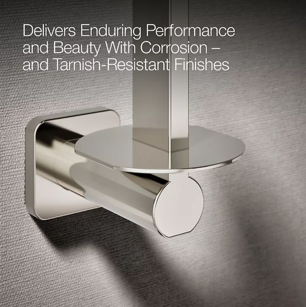 KOHLER® Parallel® Vibrant Polished Nickel Vertical Toilet Paper Holder-4