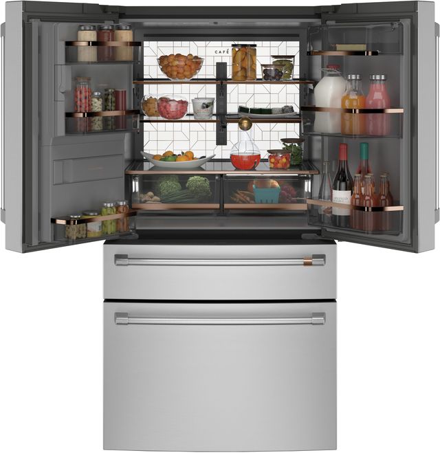Café™ 36 in.  27.8 Cu. Ft. Stainless Steel 4-Door French Door Refrigerator-2