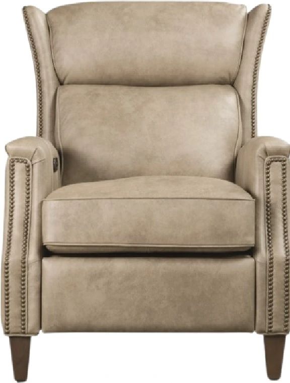 Hooker® Furniture Lansing Enna Caribou Power Recliner with Power Headrest-2