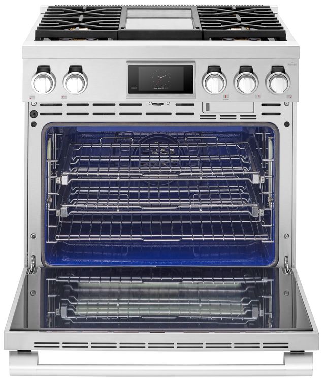 SKS 36" Stainless Steel Pro Style Dual Fuel Range-1
