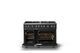 Viking® 5 Series 48" Antique Bronze Pro Style Gas (NG) Range with Polished Chrome Trim-1