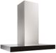 Best® Ispira 36" Stainless Steel Black Glass Island Range Hood-0