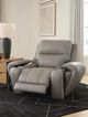 Signature Design by Ashley® Real Moments Ash Power Recliner with Audio Seating-3