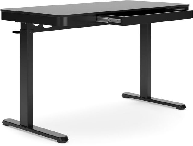 Signature Design by Ashley® Lynxtyn Black 28" Adjustable Height Office Desk-2