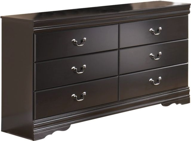 Signature Design by Ashley® Huey Vineyard 5-Piece Black Full Sleigh Bed Set-2