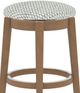 Canadel Gourmet Oak Washed Upholstered Swivel Stool-1