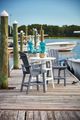 C R Plastics Generation Line Slate Grey Classic Counter Arm Chair-1