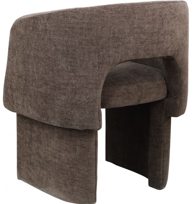 Meridian Furniture Emmet Brown Chenille Dining Chair-3