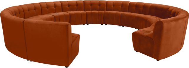Meridian Furniture Limitless 14-Piece Cognac Modular Sectional-1