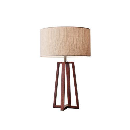 Adesso® Quinn Walnut Table Lamp-1