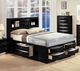 ACME Furniture Ireland Black Eastern King Bookcase Bed-4