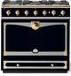 La Cornue CornuFe 90 36" Gloss Black Pro Style Gas Range-0