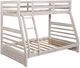 Furniture of America® California Wire Brushed White Twin/Full Bunk Bed-0