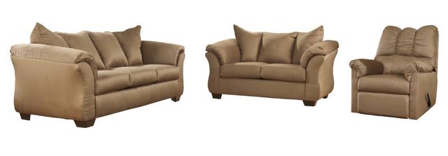 Signature Design by Ashley® Darcy 3-Piece Mocha Living Room Set-0