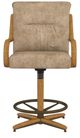 Chromcraft™ Customizable Denton Counter Chair with Metal Footrest-2