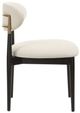 Uttermost® Moxie Matte Black/White Dining Side Chair-5