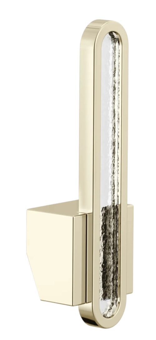 Brizo Frank Lloyd Wright® Polished Nickel Kitchen Faucet Arc Lever with Glass Inlay Handle Kit-0