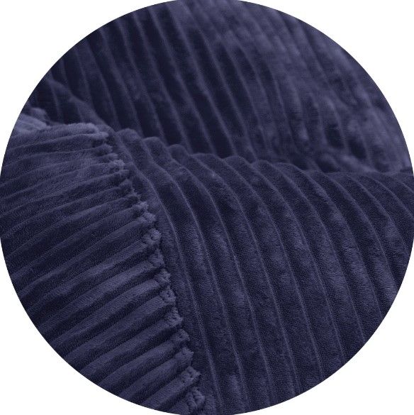 CordaRoy's® Indigo Plush Corduroy King Bean Bag Cover-0