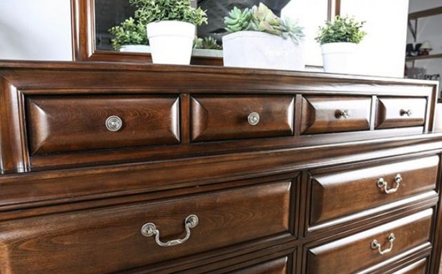 Furniture of America® Brandt Brown Cherry Dresser-2