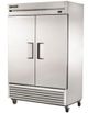 True® Commerical T-Series 49 Cu. Ft. Stainless Steel Reach-In Solid Swing Door Freezer with Hydrocarbon Refrigerant-0