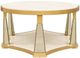 Michael Amini® Scotts Square Light Champagne Cocktail Table-2