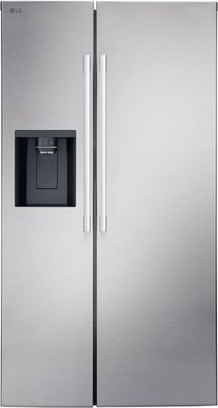 LG 36 in. 26.6 Cu. Ft. PrintProof™ Stainless Steel Side by Side Refrigerator