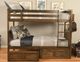 Kodiak Furniture Claire Rustic Walnut Twin Storage Bunkbed-2