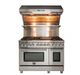 FORNO® Alta Qualita 48" Stainless Steel Wall Mounted Range Hood-4