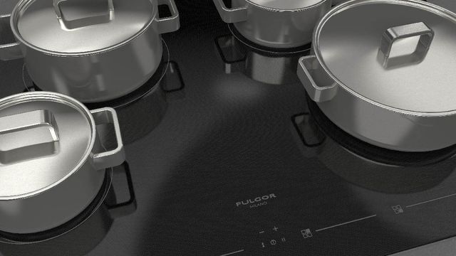 Fulgor Milano 400 Series 30" Black Glass Induction Cooktop-4