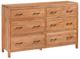 Archbold Furniture Customizable 2 West Dresser-0