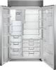 Sub-Zero® Classic Series 28.4 Cu. Ft. Stainless Steel Built In Side-by-Side Refrigerator-1