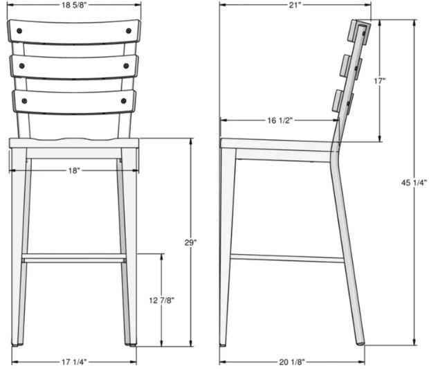 Amisco Customizable Dexter Bar Stool-2