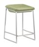 Zuo® Lids Green Set of 2 Counter Stool-0