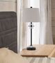 Cal® Lighting & Accessories Sitka 2-Piece Black Buffet Lamp Set-4