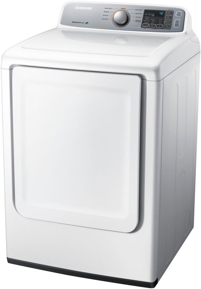 Samsung 7.4 Cu. Ft. White Front Load Gas Dryer-2
