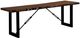 Furniture of America® Dulce Black/Walnut Bench-0