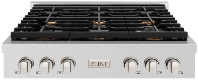 ZLINE Paramount 36" Stainless Steel Gas Cooktop -0