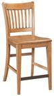 Kincaid® Kafe Cappuccino Tall Rake Back Counter Stool-1