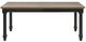 Martin Furniture Hartford Brown Extension Dining Table with Black Base-1