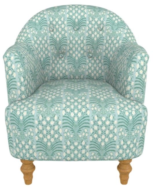 Best® Home Furnishings Customizable Erin & Ben Co. Arden Stationary Chair with Honey Birch Legs-1