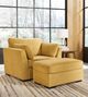 Signature Design by Ashley® Keerwick Sunflower Ottoman-2
