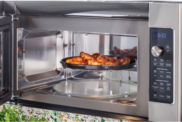 Café™ 1.7 Cu. Ft. Matte White Over The Range Microwave-4