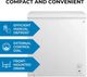 Kenmore® 30" 7 Cu. Ft. White Garage Ready Convertible Chest Freezer/Refrigerator-4