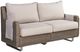 Flexsteel® Vista Cast Ash/Warm Gray Wicker Outdoor Loveseat-0