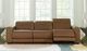 Signature Design by Ashley® Magic Man 3-Piece Caramel Power Reclining Sectional Sofa-1