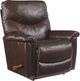 La-Z-Boy® James Walnut Leather Manual Rocking Recliner-0