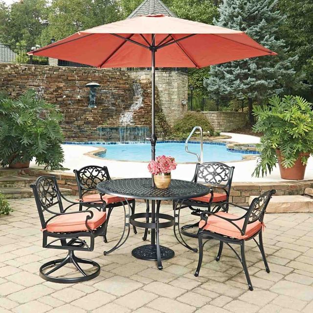 homestyles® Sanibel 6-Piece Black Outdoor Dining Set-1