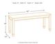 Signature Design by Ashley® Whitesburg Brown/Cottage White Dining Bench-4