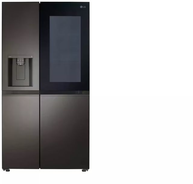 LG 36 in. 27.1 Cu. Ft. PrintProof™ Black Stainless Steel Side-by-Side Refrigerator with Craft Ice™-1