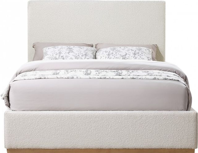 Meridian Furniture Monaco Cream Queen Bed-1